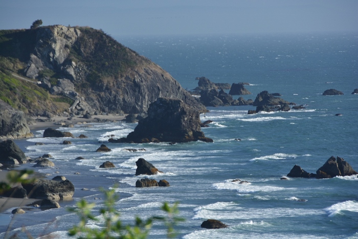 the coast looking south towards Brookings